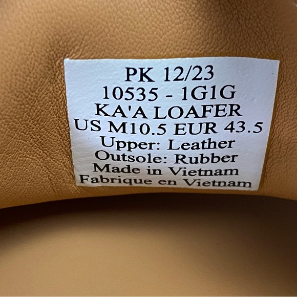 Olukai Ka\'a Loafer Shoes Men\'s 10.5 US Leather Slip On Comfort Casual Moc Toe main image 5